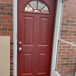 32 Inch right hand Exterior Metal door 