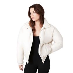 Forever 21 Funnel Neck Puffer Jacket