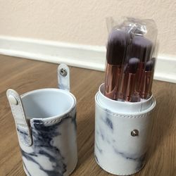 Makeup Brushes, Zoe Ayla 10pc Makeup Brush & Cylindrical Case