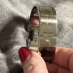 Hermes Authentic Bracelet     “H” Click Bangle  Authentic, Used $50