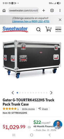 Roadie pack trunk case ,size on the pictures , firm on price