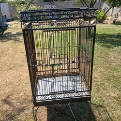 Vintage Antique Bird Cage Nice Large