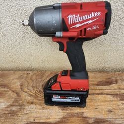 Milwaukee Impact Wrench 1 /2 Tool Battery 8ah 