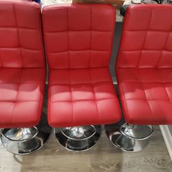 Red BAR Stools 