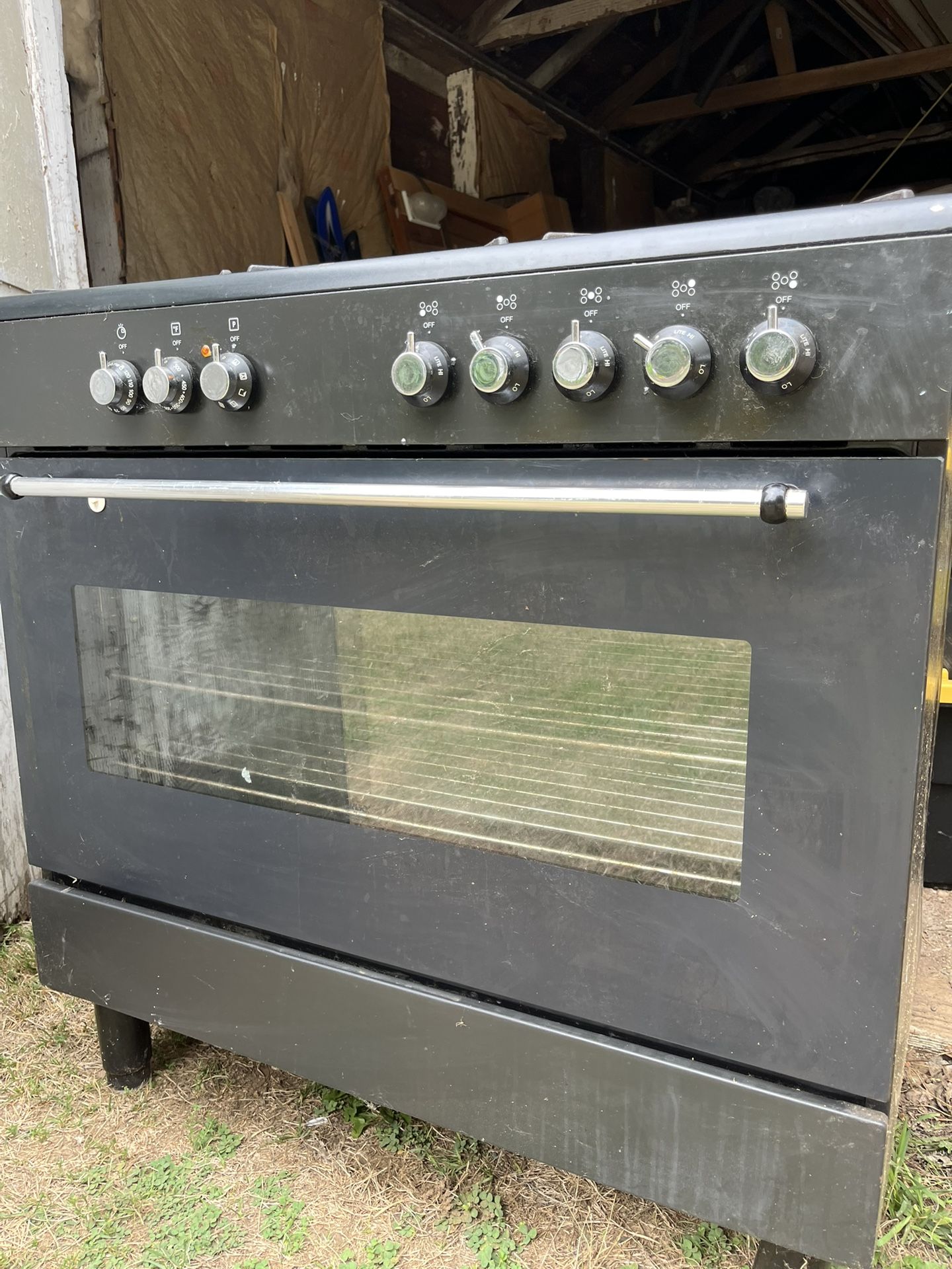 Gas Range & Electric Oven