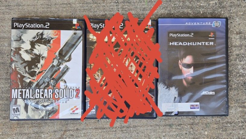 PS2 Games - $6 each for $10 for all