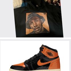 Wutangs Hoodie Size 2xx $45  Jordan Shattered Backboard “patent Leather “ (sold)