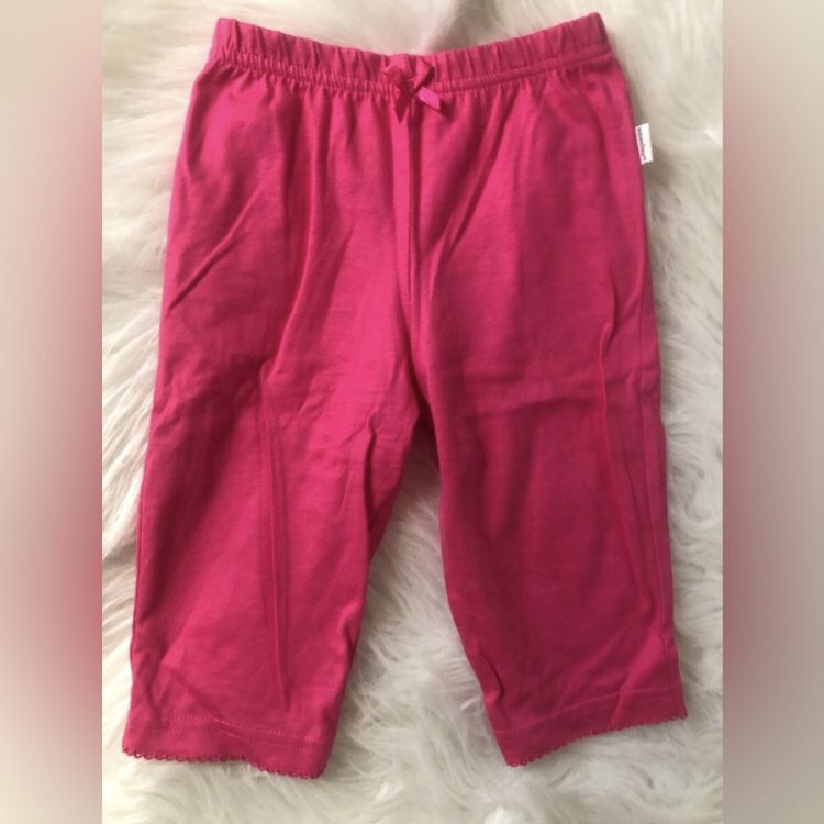 Onesies 6-9M pink baby girl pants