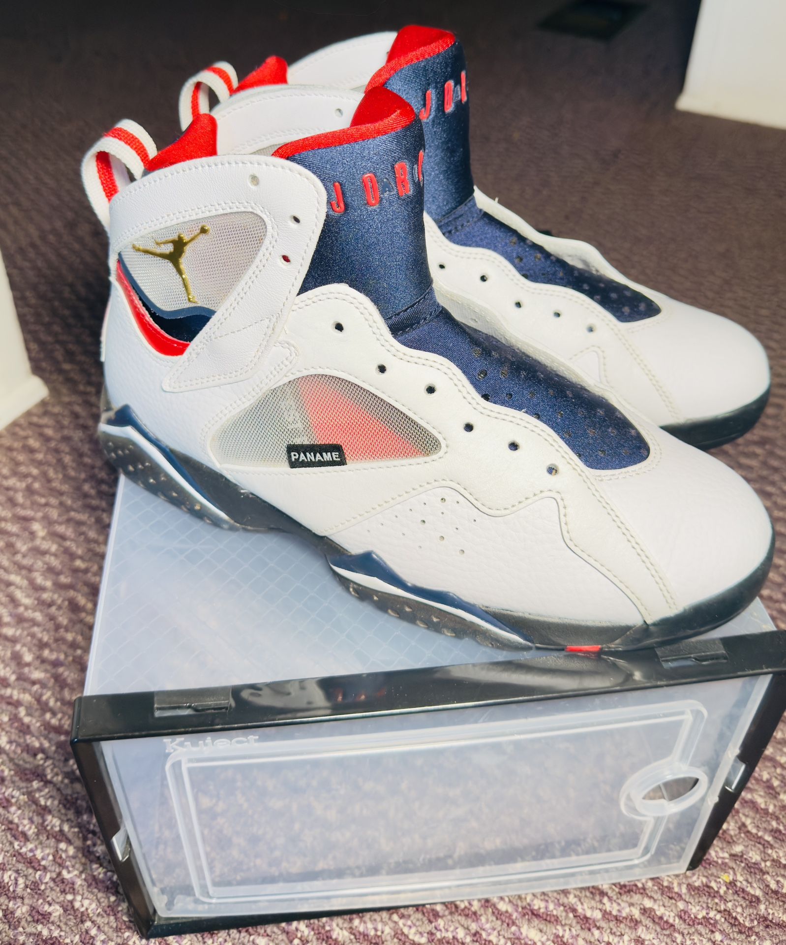Paris Saint-Germain x Air Jordan 7 Retro 8.5 MEN *WITH OG LACES & WITH BOX*