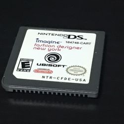 Nntendo Ds Rare Video Game Cartridge Only Fashion Designer New York Ubisoft 2008