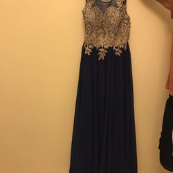 Blue Prom dress