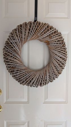Weathered look Front Door  Wreath
