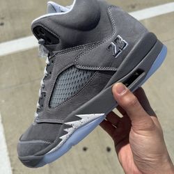Jordan 5 Retro “Wolf Grey” (Size 7Y, 8M, 9M-11.5M Available) | Brand New Deadstock