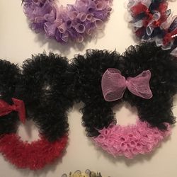 Minnie Mouse wreaths