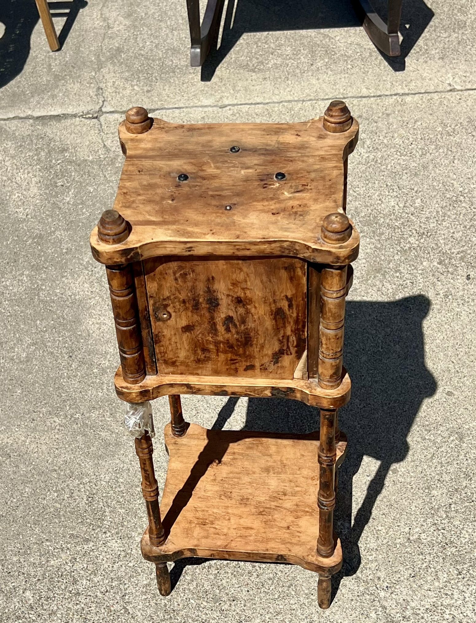 ANTIQUE SMOKING TABLE
