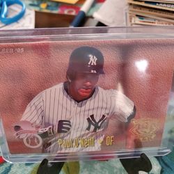 New York Yankees Paul O'Neill Wade Boggs 1995 Fleer All-star Insert Baseball Cards 
