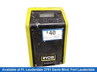 Ryobi Pcl600 Green Portable Speaker
