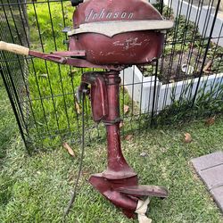 Vintage Johnson 3HP Outboard Motor