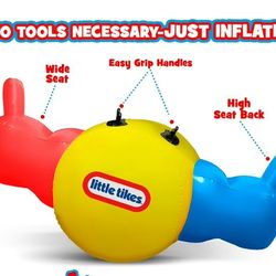 Kids inflatable seesaw