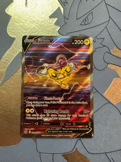 Raikou V #GG41 Pokemon Crown Zenith