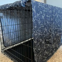 crate COVER for large sized dog crate