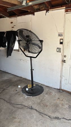 Industrial metal blade fan