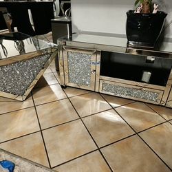 living room table and tv stand set 