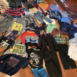 60 Pieces Boys Clothing Size 4and 5 T