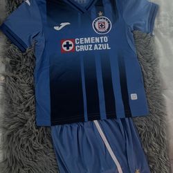 Cruz Azul Kids Soccer Jersey 