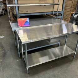 New Stainless Steel Work Tables NSF NORDSTEEL 