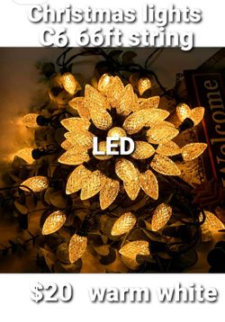 Christmas 🎄 Lights C6 LEDs $20