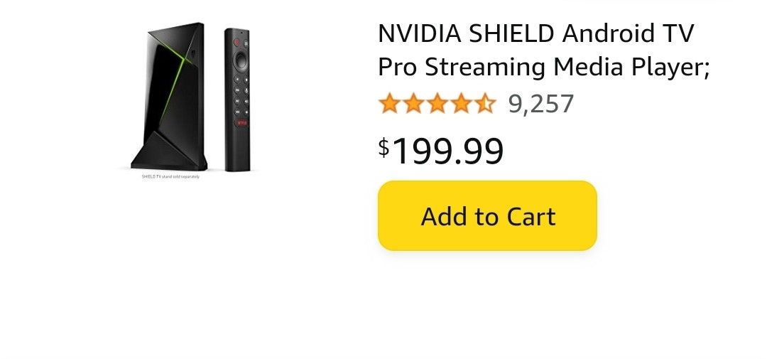 NVIDIA SHIELD Android TV Pro Streaming Media Player; 4K HDR movies