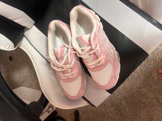 ASICS PINK/White Running Sneakers