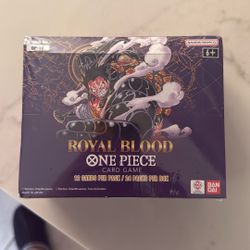 One piece Royal blood tcg box