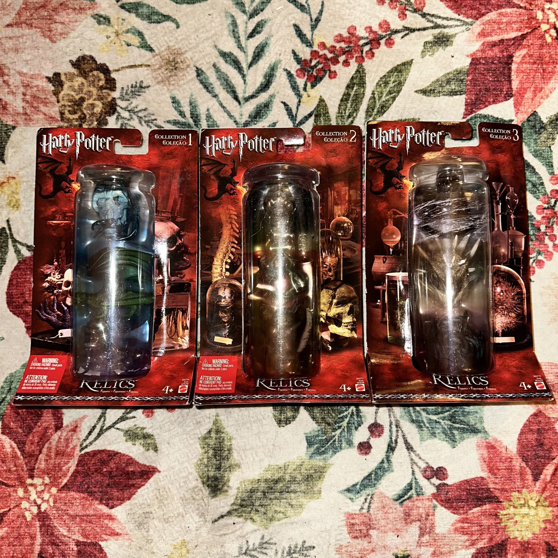 New* Harry Potter RELICS COLLECTIONS 1, 2 & 3 Goblet of Fire Mattel 2004