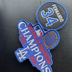 Fernando and World Series Champions Patch