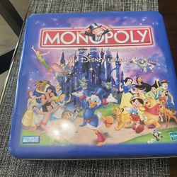 Disney Edition Tin Monopoly 