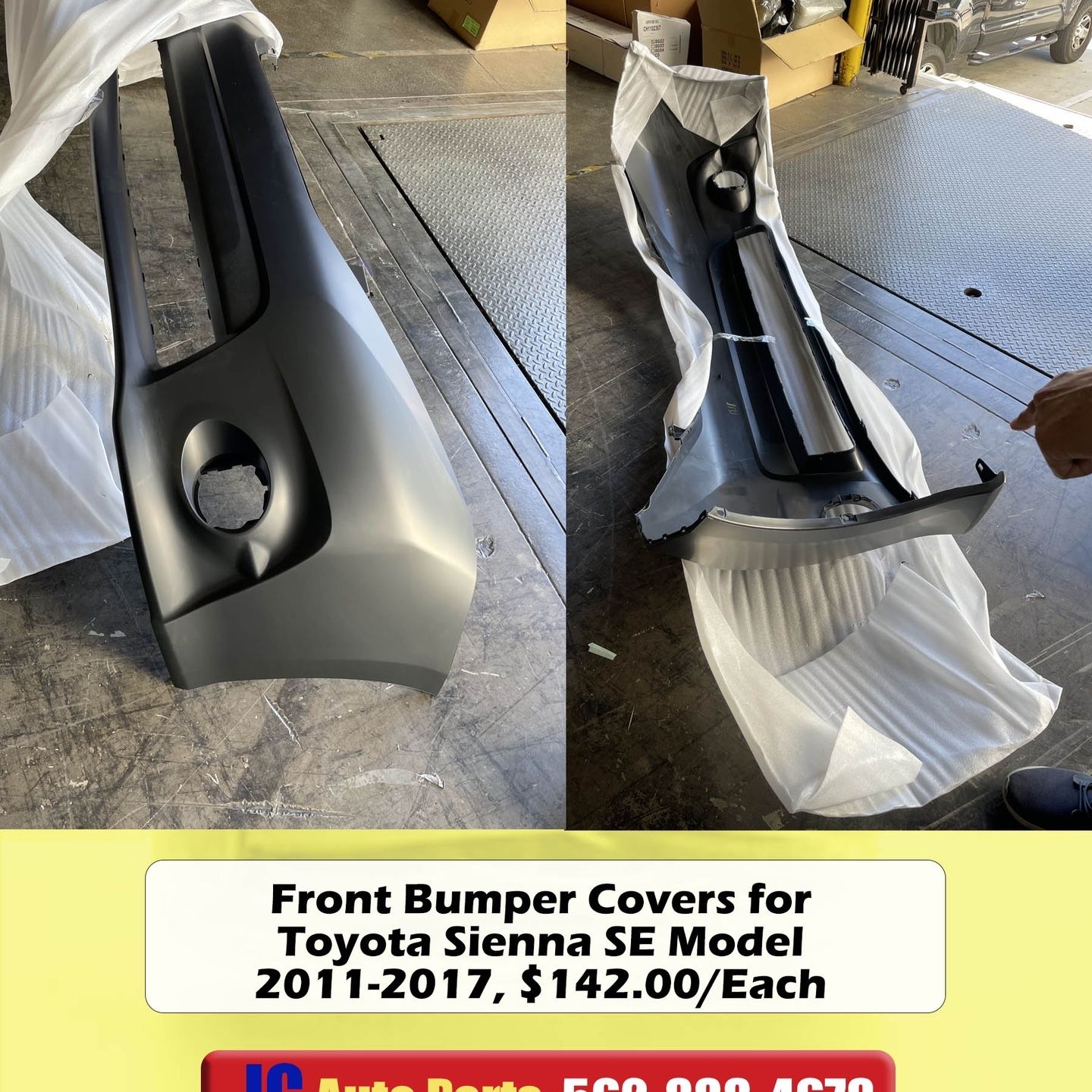 Front Bumper Covers for Toyota Sienna SE Model 2011 2012 2013 2014 2015 2016 2017