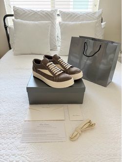 Rick Owens Vintage “Dust Milk” Sneakers