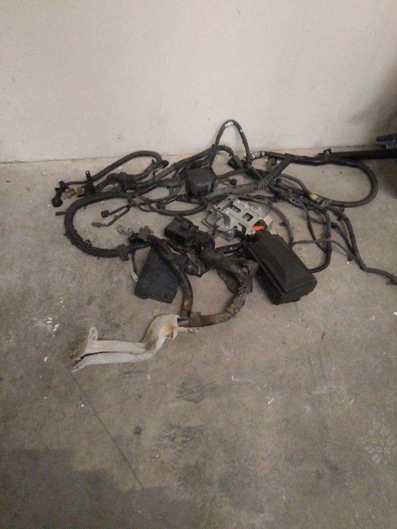 08 Infiniti G37 Wire Harnesss, Ecu, Control Box