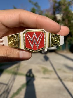 WWE Raw Women’s Championship Title Belt Action Figure Mattel Elite Legends Red