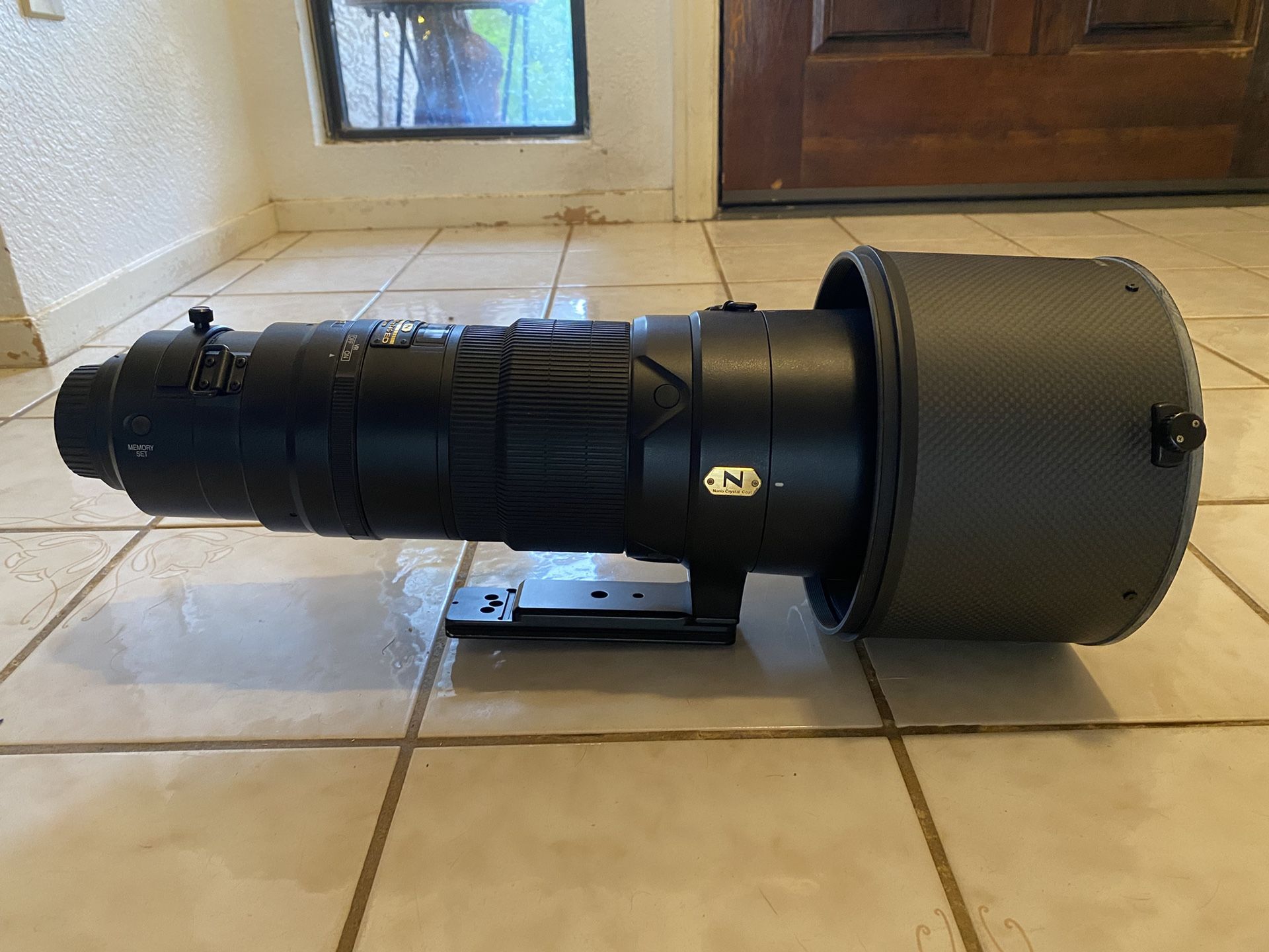 Nikon 600 mm 1:4G ED. AF-S.  