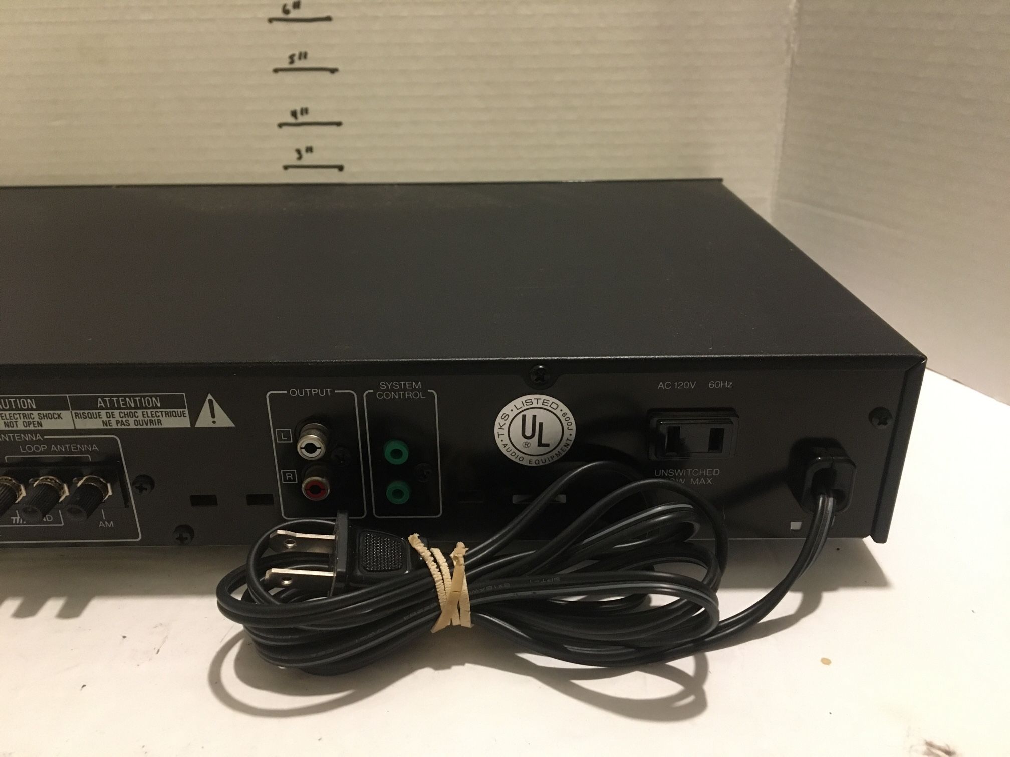 Kenwood KT 58 Quartz Synthesizer AM/FM Tuner