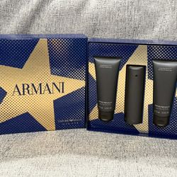 Brand New Men's Armani Cologne Gift Set For Men 