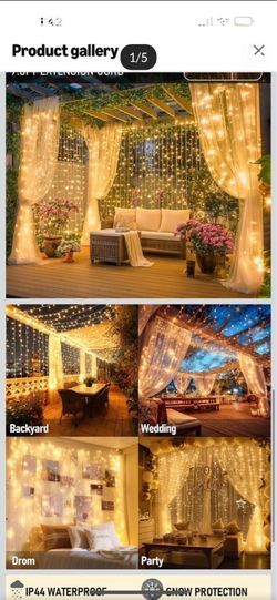 Curtain lights