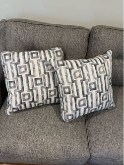 2 - Brand New 20” Throw Pillows