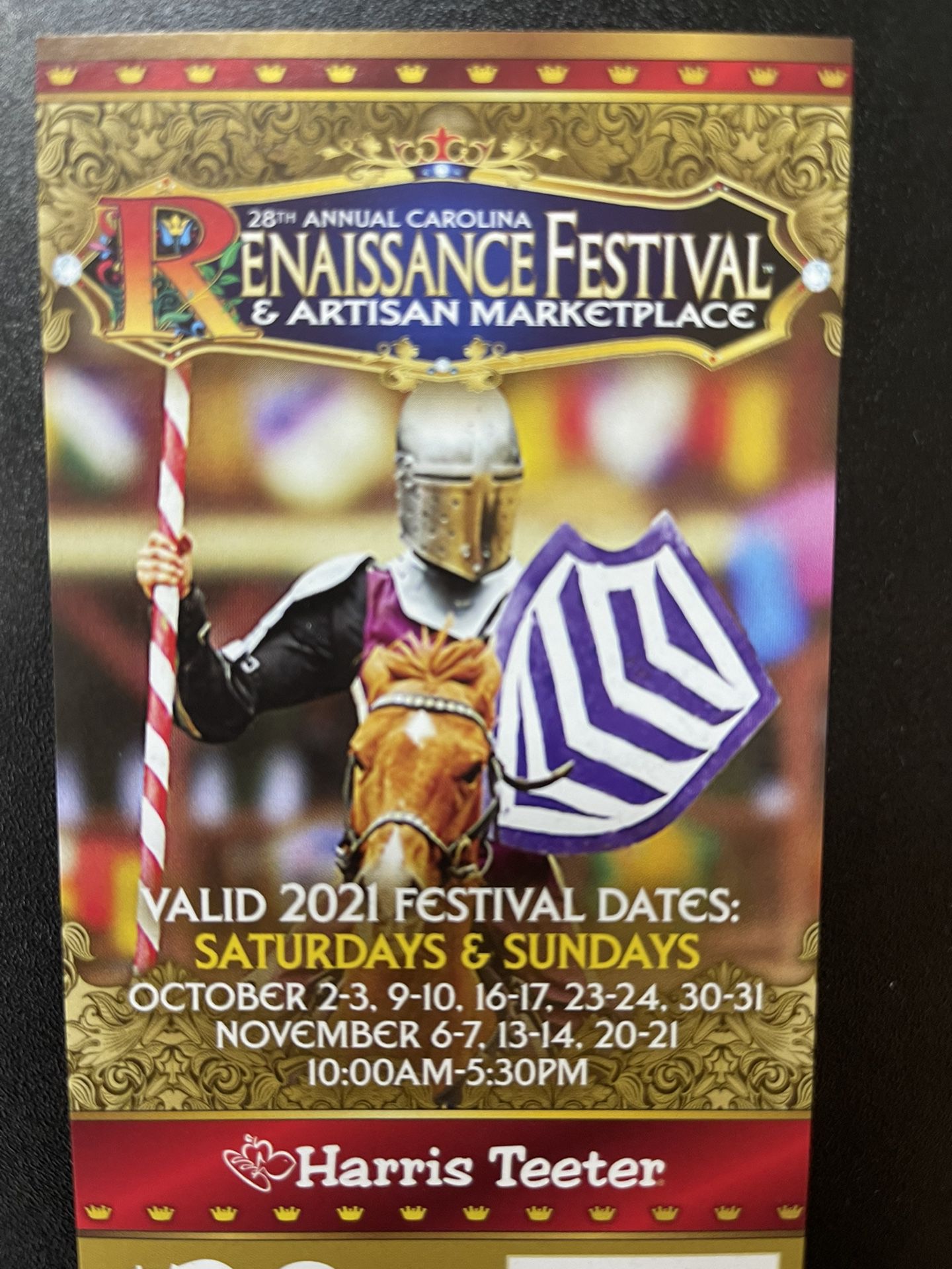 Carolina Renaissance Festival Tickets