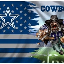 Running Man Dallas Cowboys 3' x 5' Flag
