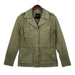 Madewell Women's Outbound Utility Jacket  Parka Olive Military Green SZ XS