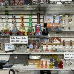 Glasses And Metal Pieces 